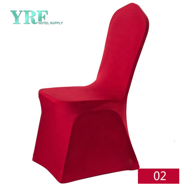 YRF New Style Hot Sale Fancy Red Wedding Banquet Housses de chaise