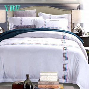 Top Luxury Las Vegas Hotels Vente de linge de lit coton blanc taille jumelle brodé