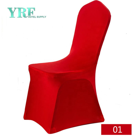 YRF New Style Hot Sale Fancy Red Wedding Banquet Housses de chaise