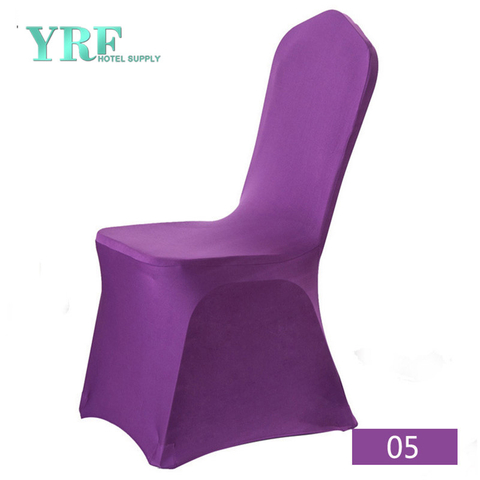 YRF Meubles Spandex Hôtel Banquet Violet Chair Cover
