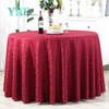 YRF Nappe Jacquard Ronde Mei rouge Luxe Mariage