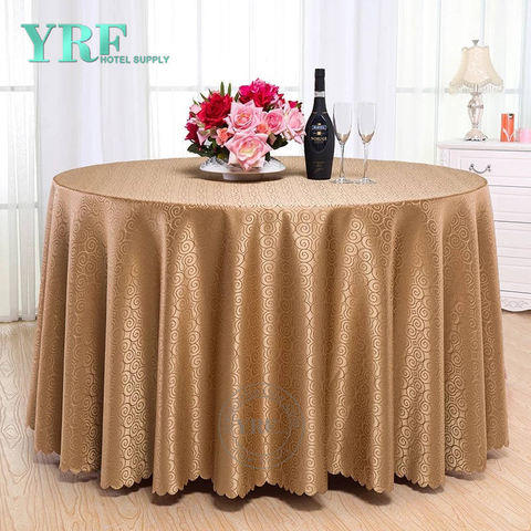 YRF Usine Vente Table Cloth Square Hôtel de luxe en polyester