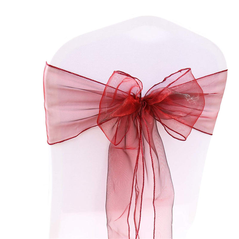 Star Spandex chaise ceinture couverture extensible bande boucle curseur ceintures arc hôtel mariage banquet décoration