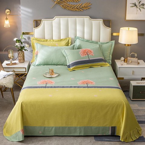 Drap de lit luxueux au design moderne respirant et rafraîchissant parure de lit imprimée californienne