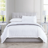 Coton Polyester Feuilles 1000Thread Count Hotel Twin Blanc